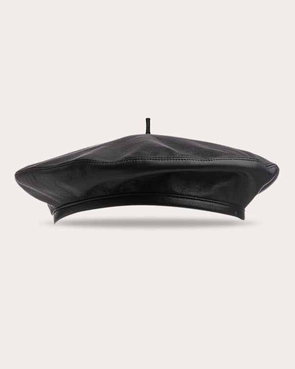 Carter Leather Beret