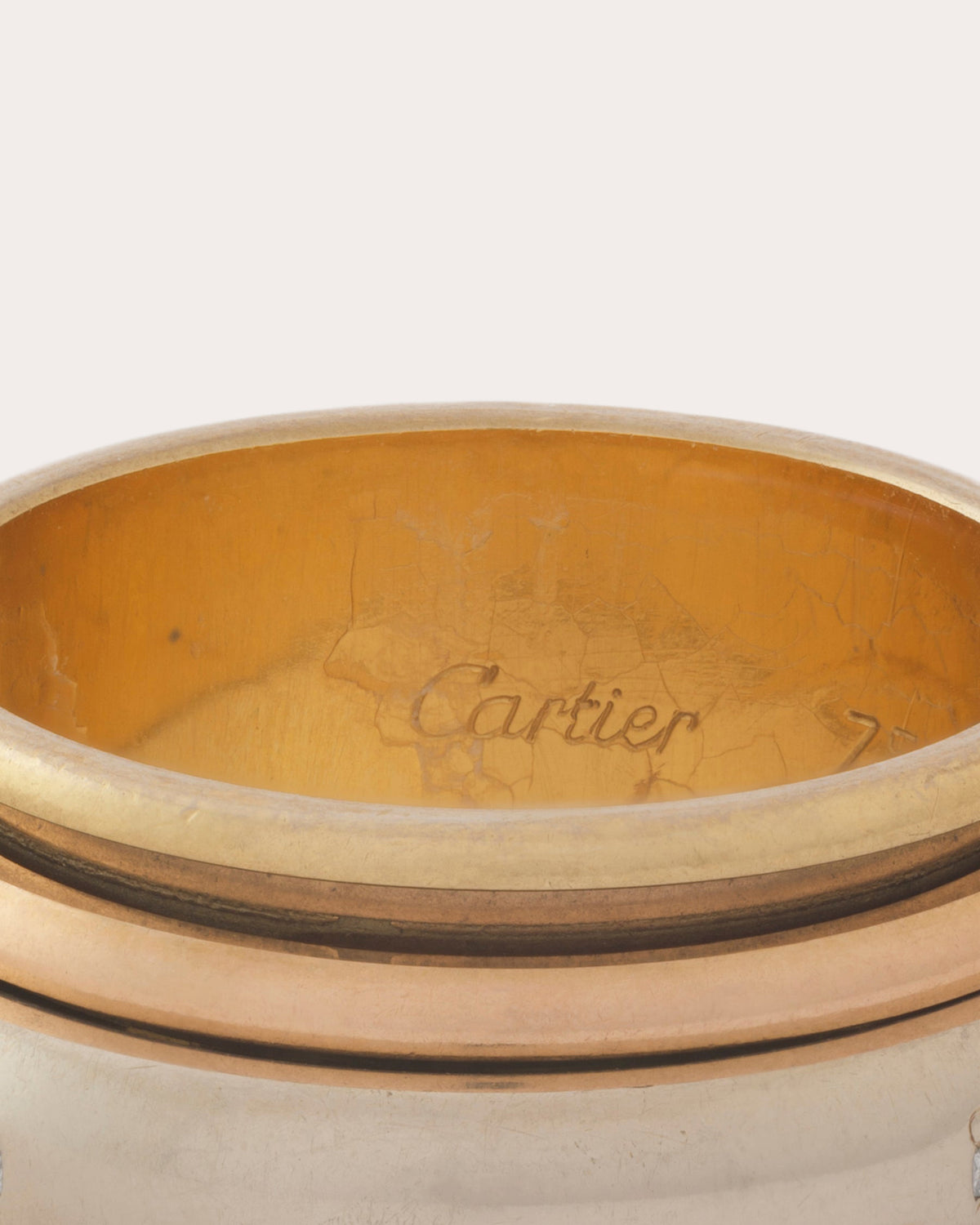 Vintage Cartier Trinity Spinner Ring
