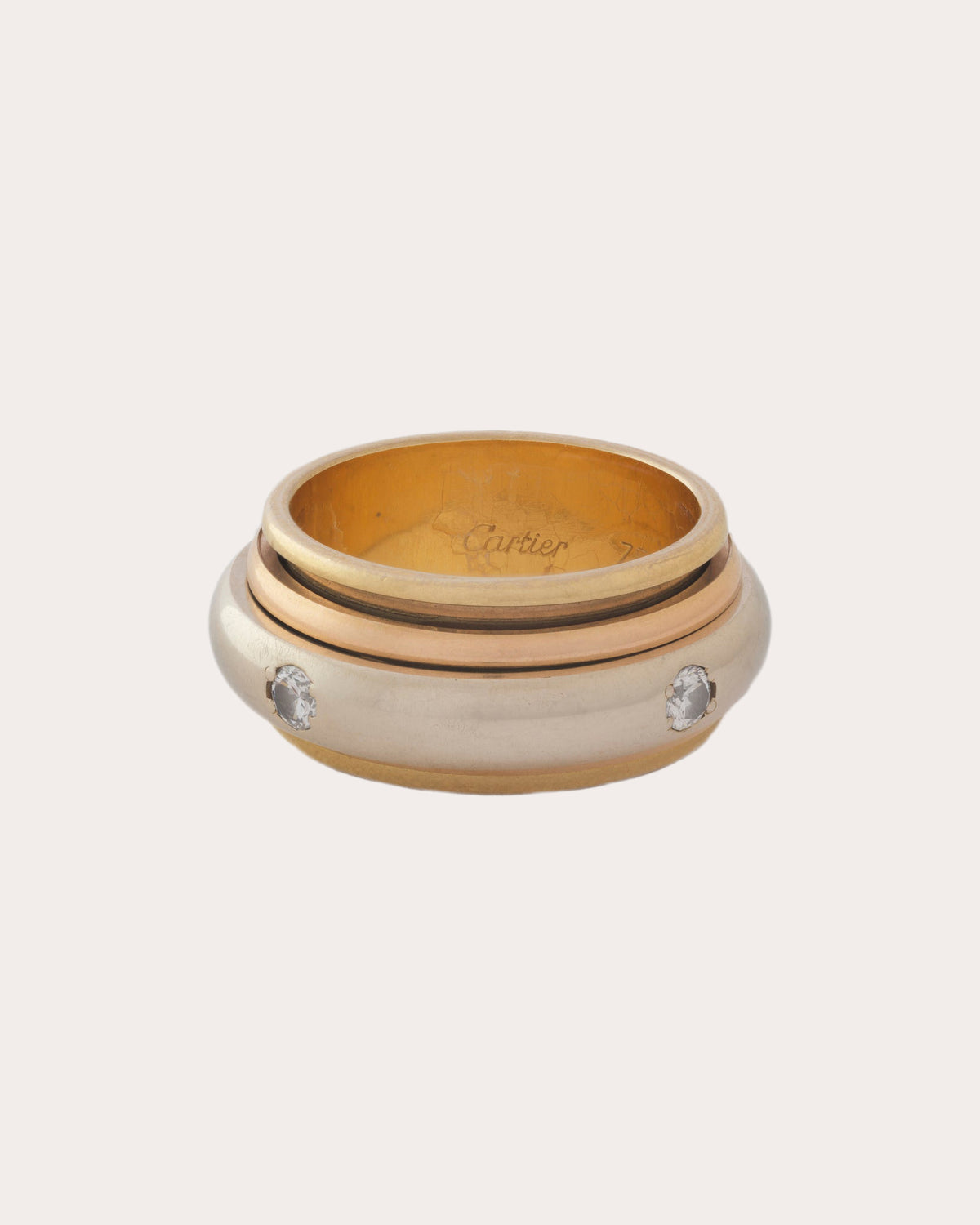 Vintage Cartier Trinity Spinner Ring