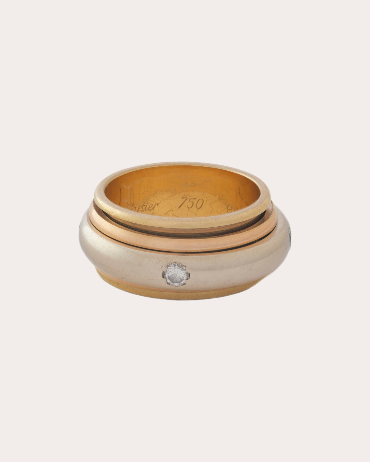 Vintage Cartier Trinity Spinner Ring