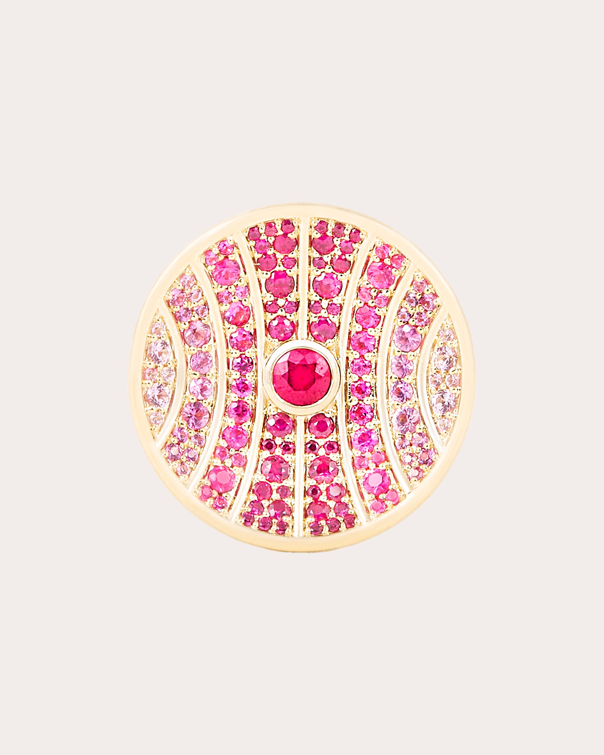 Ruby & Pink Sapphire Revel Large Dimensional Ring