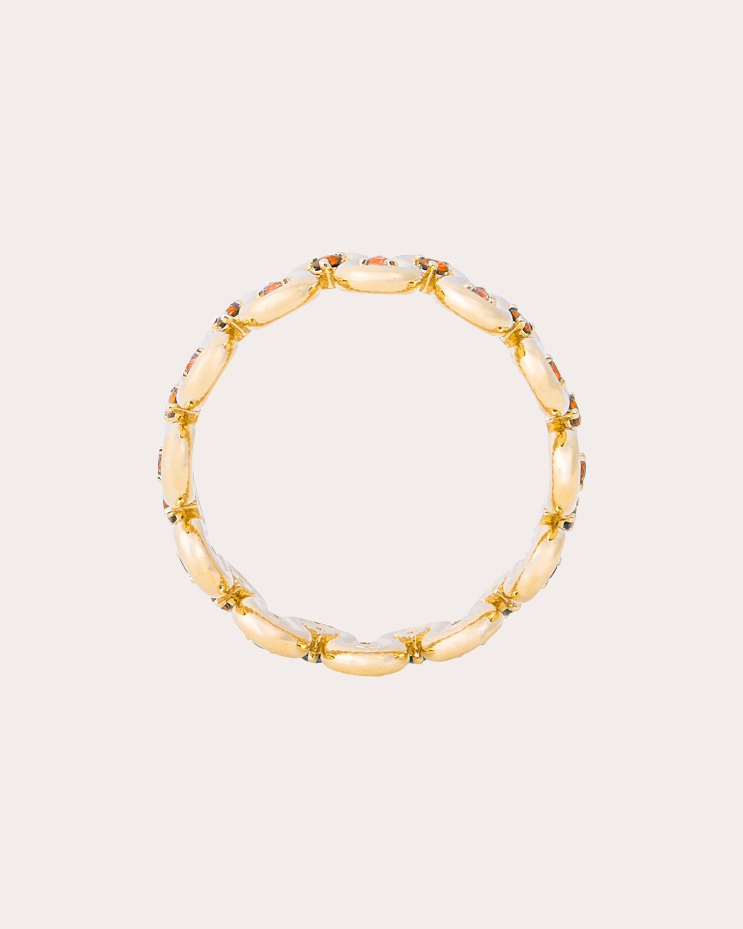 Multicolor Sapphire Found Squiggle Ring