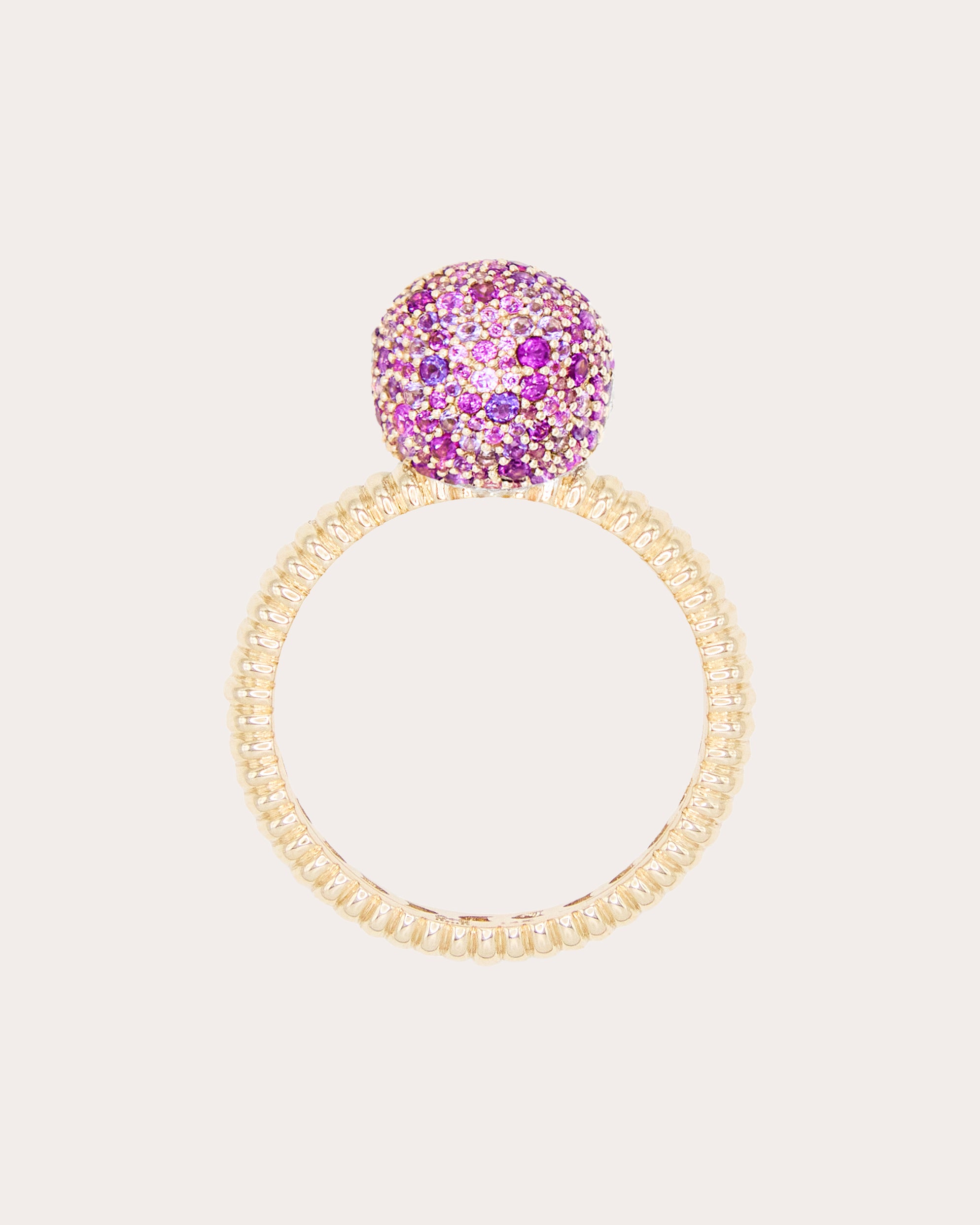 Amethyst Revel Medium Bobble Ring