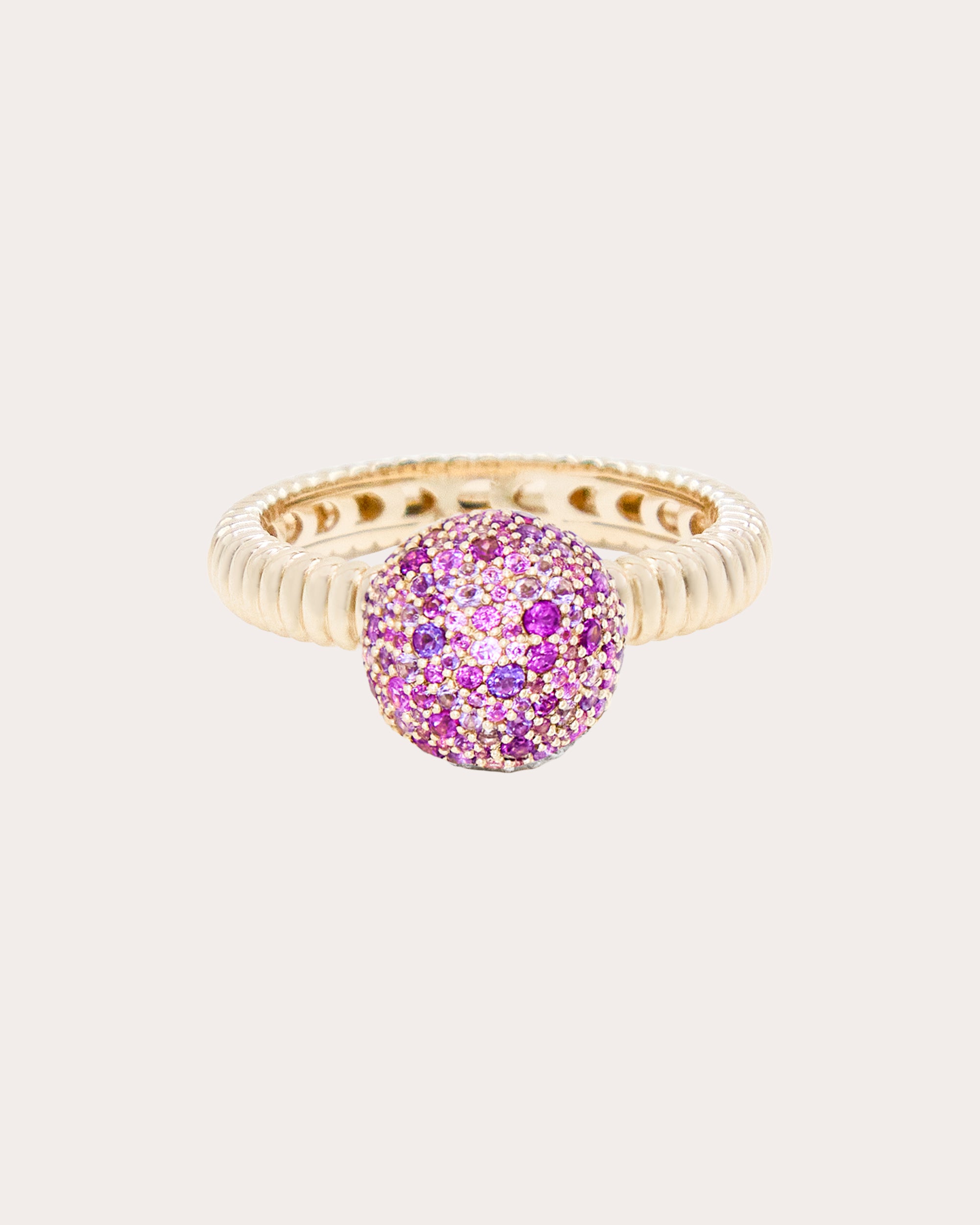 Amethyst Revel Medium Bobble Ring