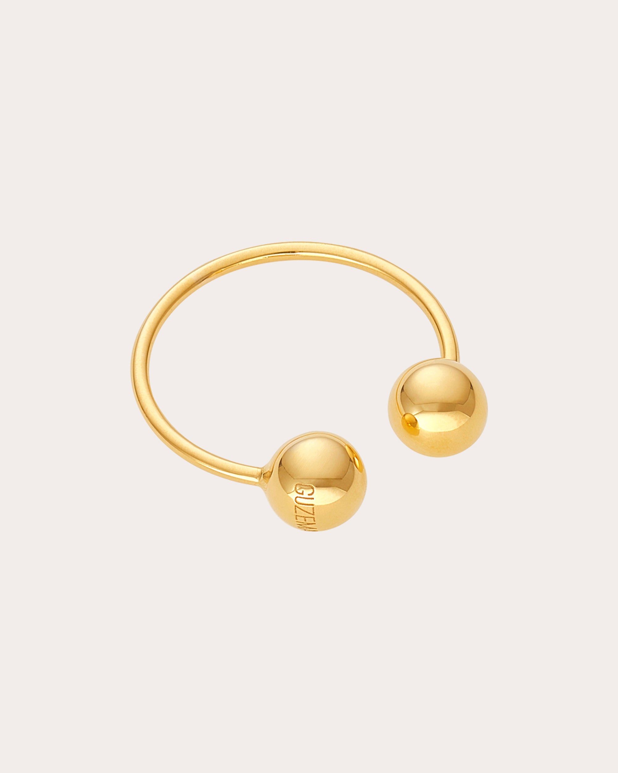 18k Gold Duo Orb Ring