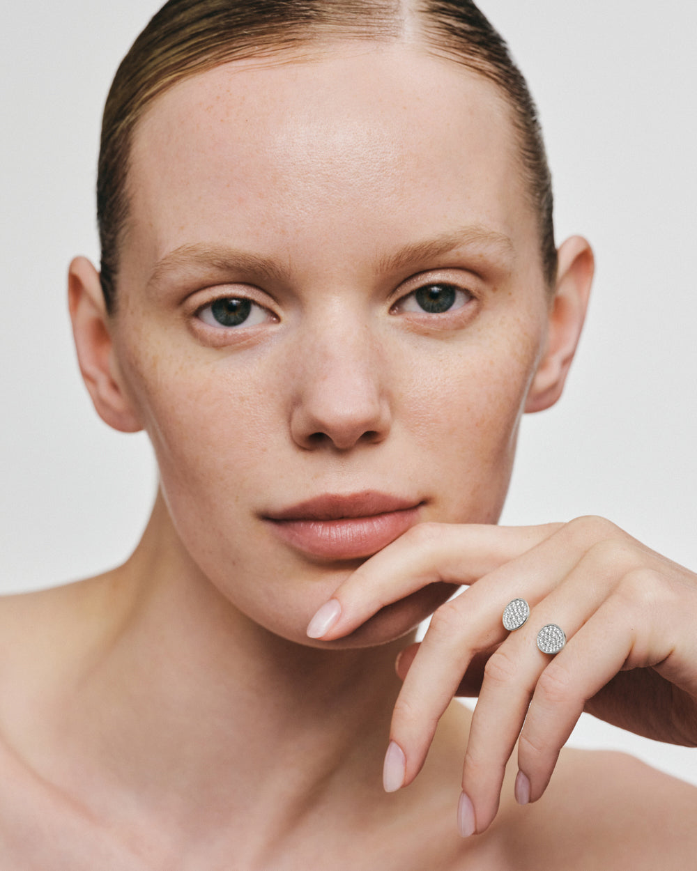 Diamond Duo Flat Ring