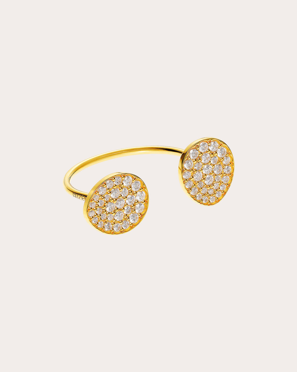 Diamond Duo Flat Ring