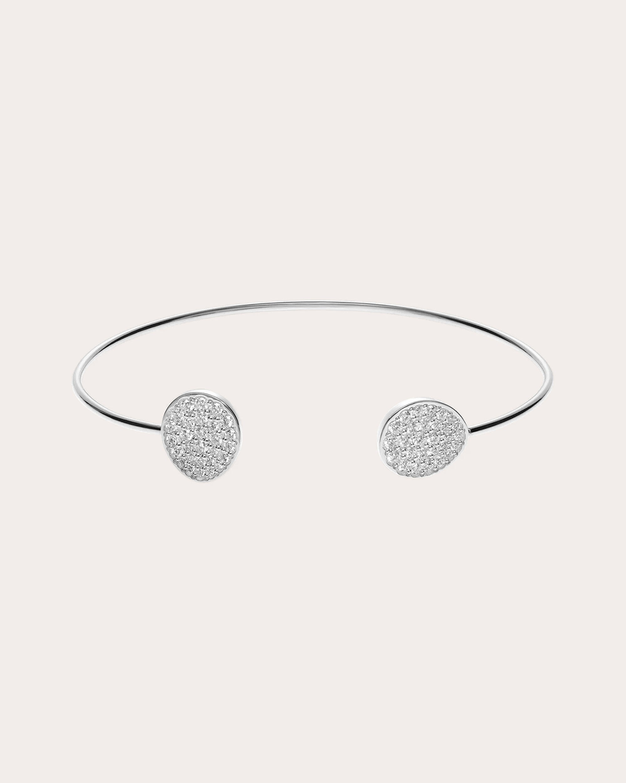 Diamond Flats Cuff Bracelet