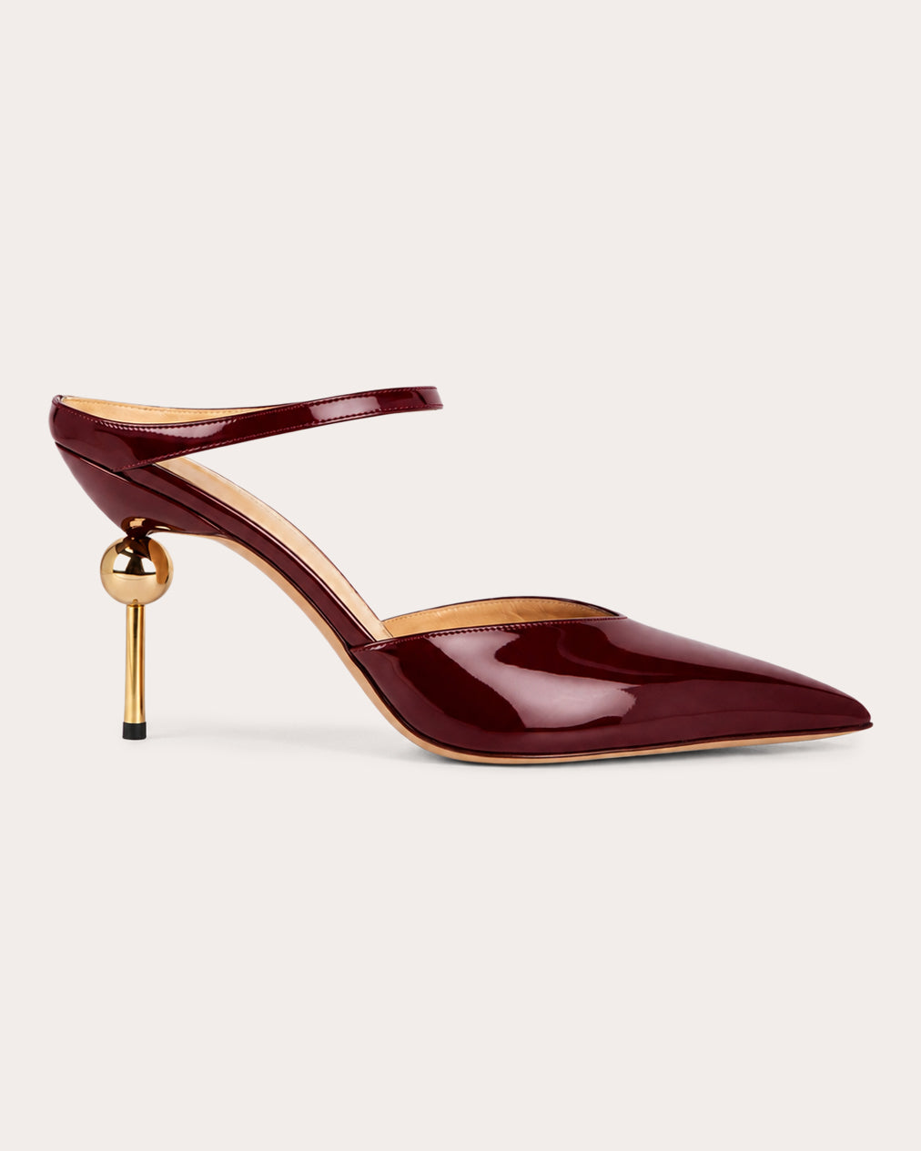 Emma 85 Patent Leather Mule