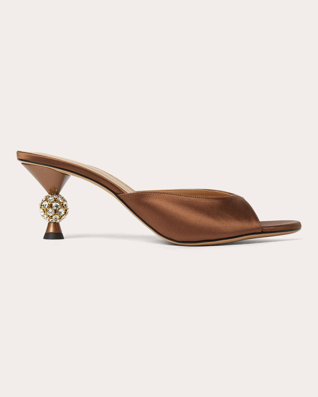 Rosie 60 Crystal Satin Mule