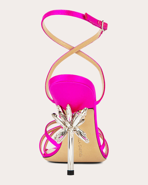 Sienna Supernova Crystal Satin Sandal