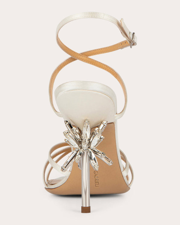 Sienna Supernova Crystal Satin Sandal