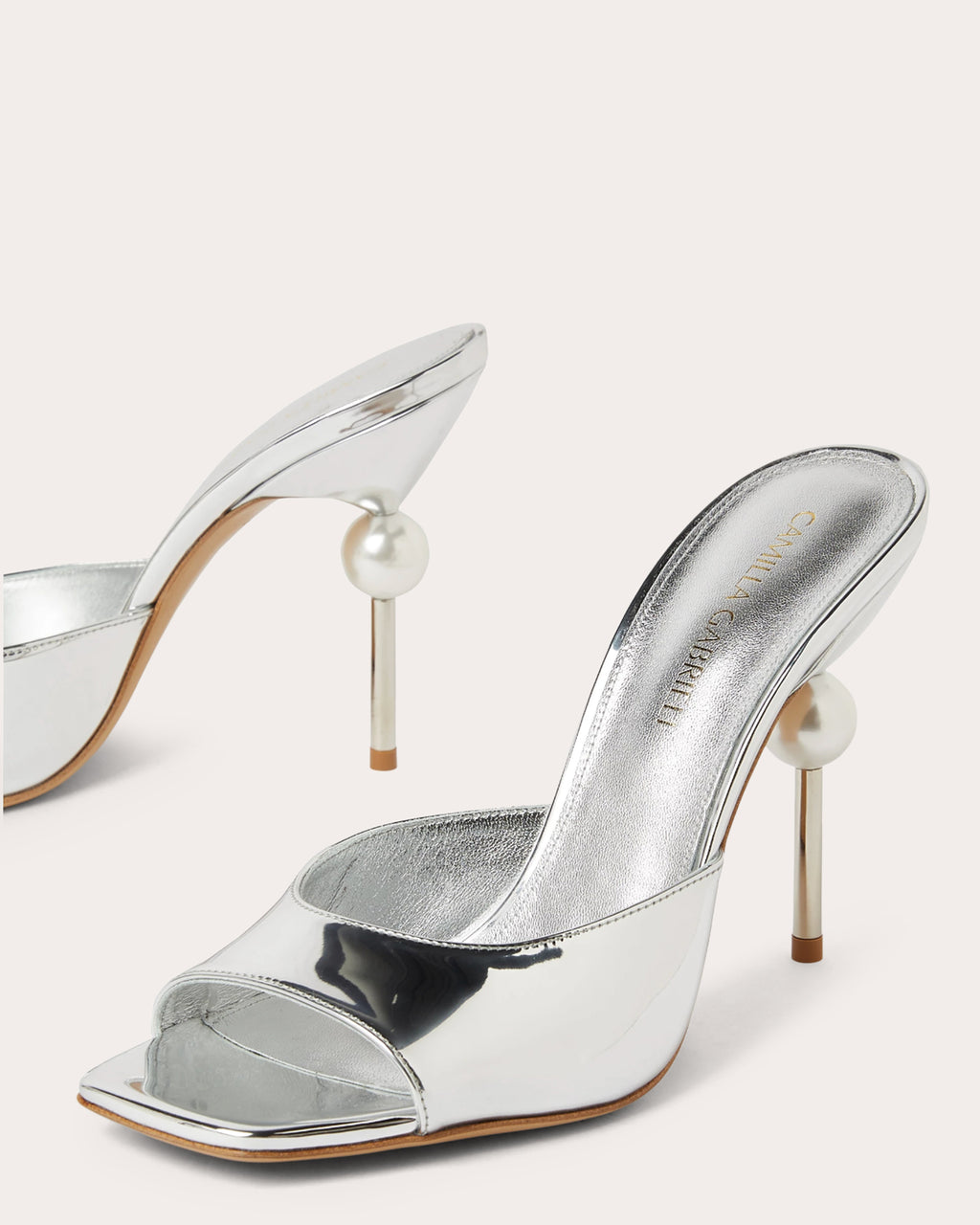 Viola 105 Mirrored Leather Mule