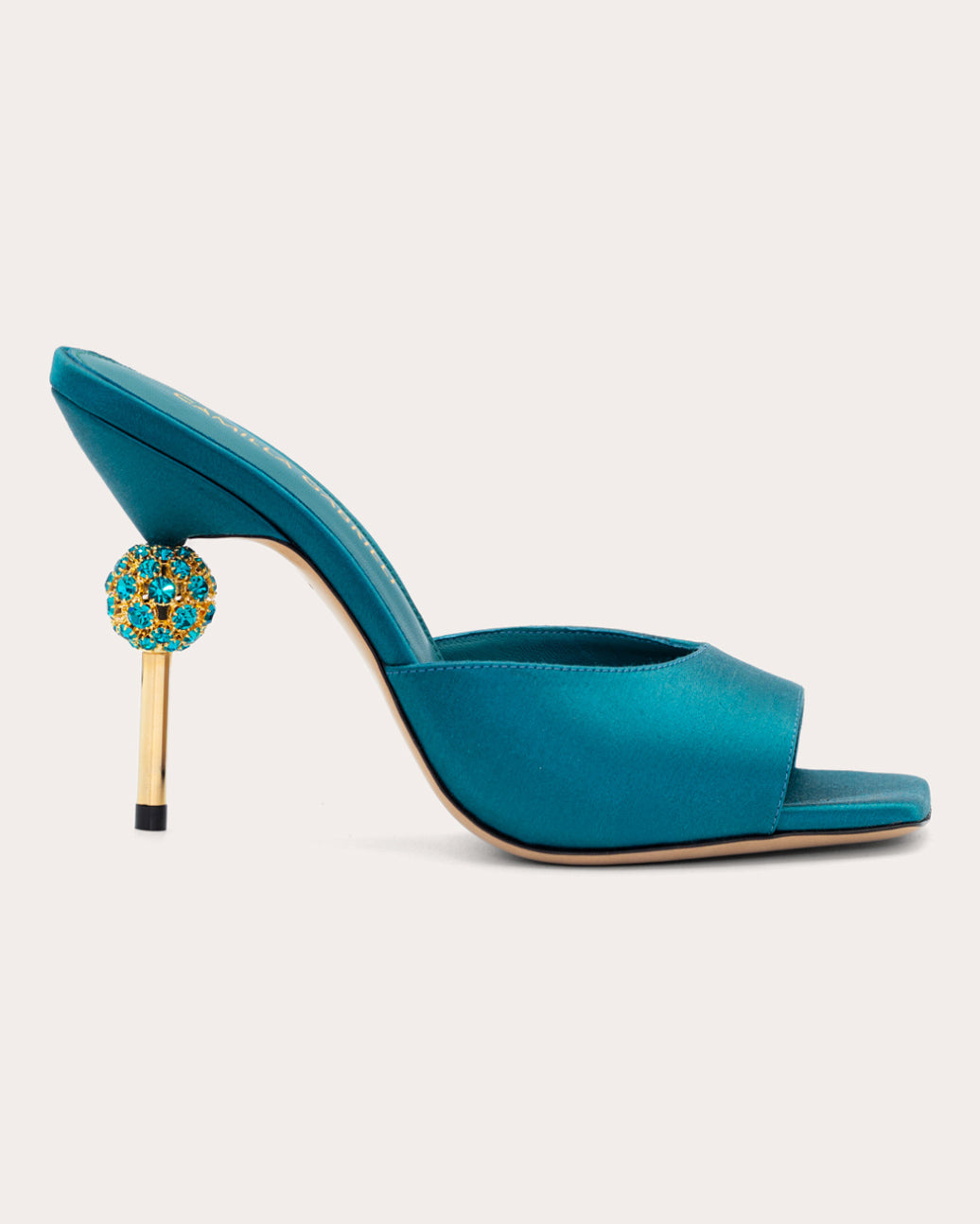 Viola 105 Crystal Satin Mule
