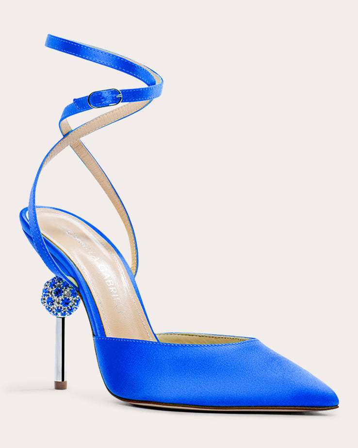 Vittoria 105 Crystal Satin Heel