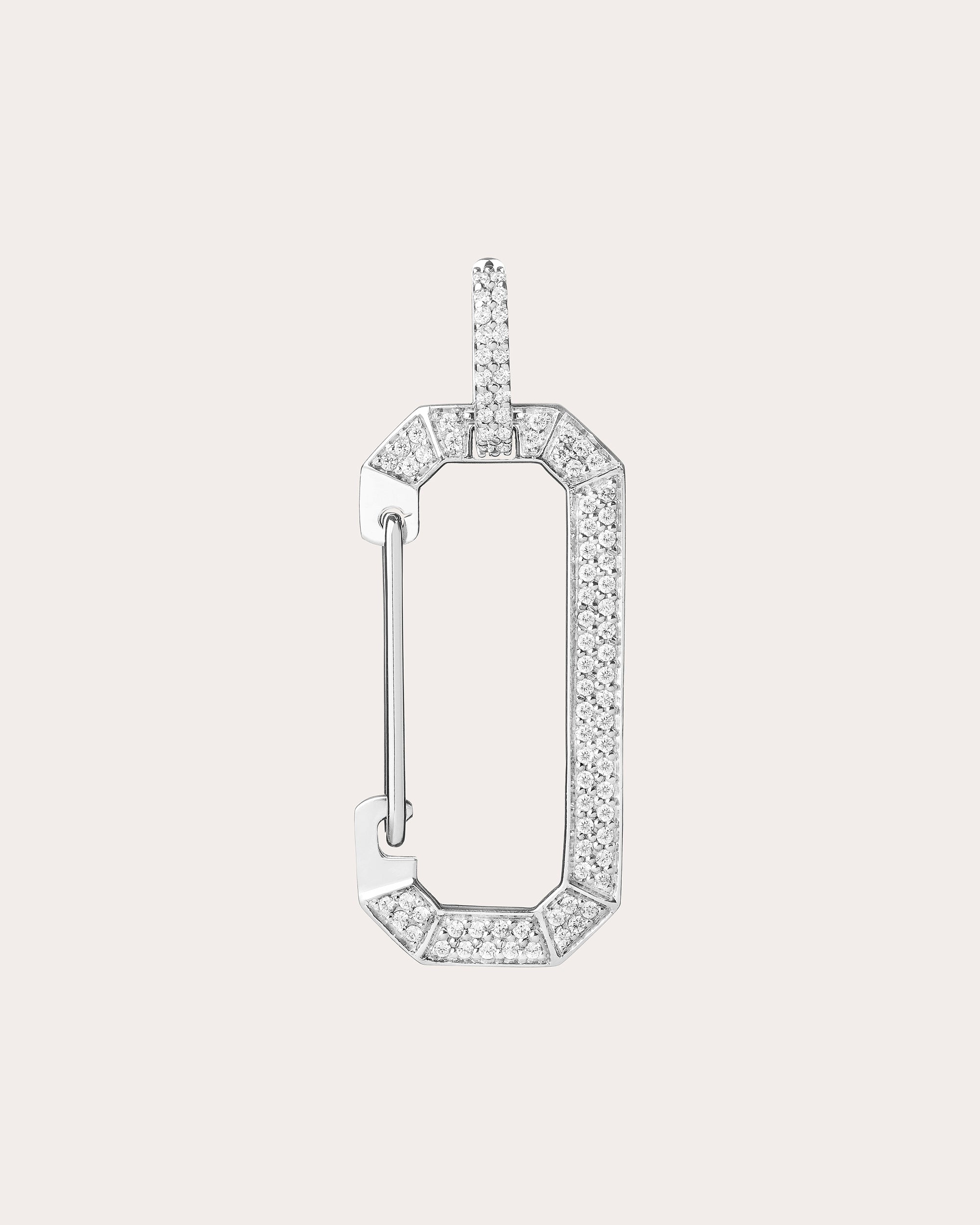 Diamond Pavé Big Chiara Drop Earring