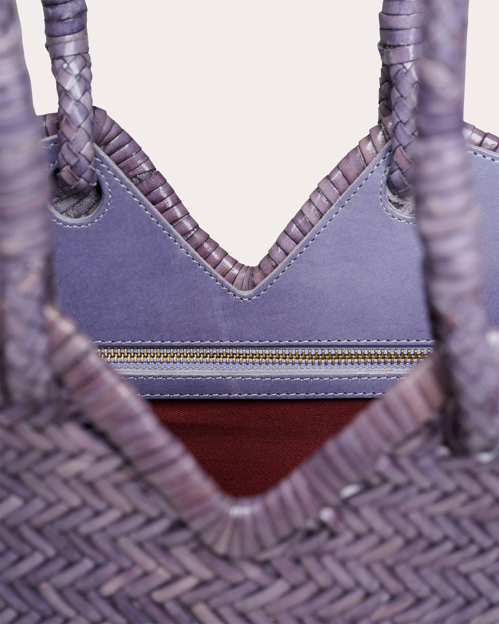 Crudelia Woven Leather Shoulder Bag