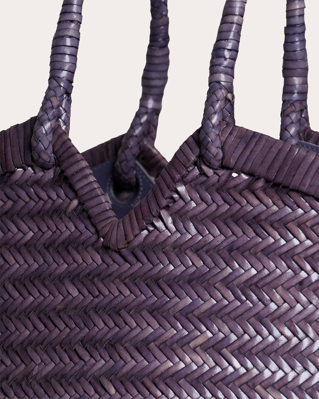 Crudelia Woven Leather Shoulder Bag