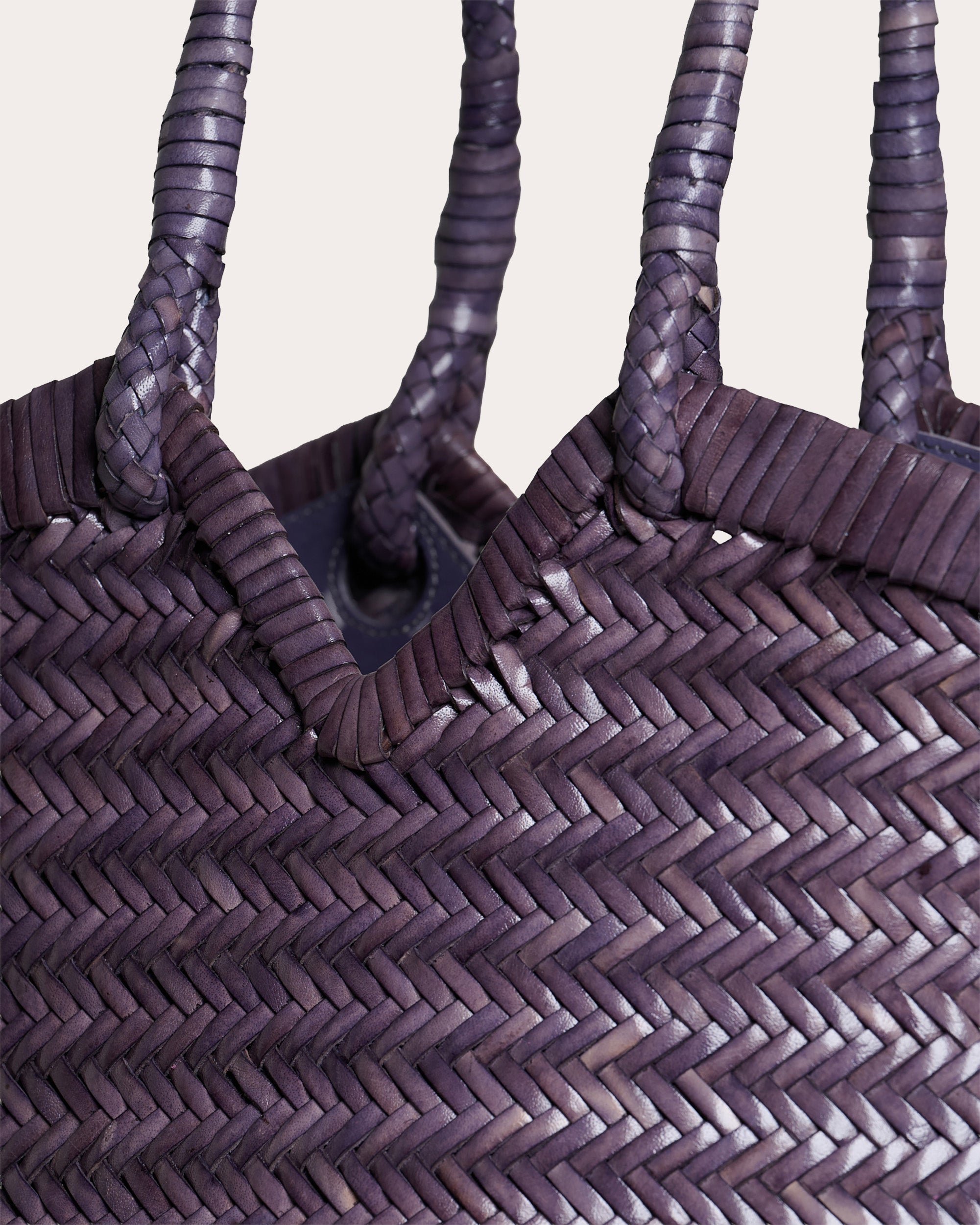 Crudelia Woven Leather Shoulder Bag