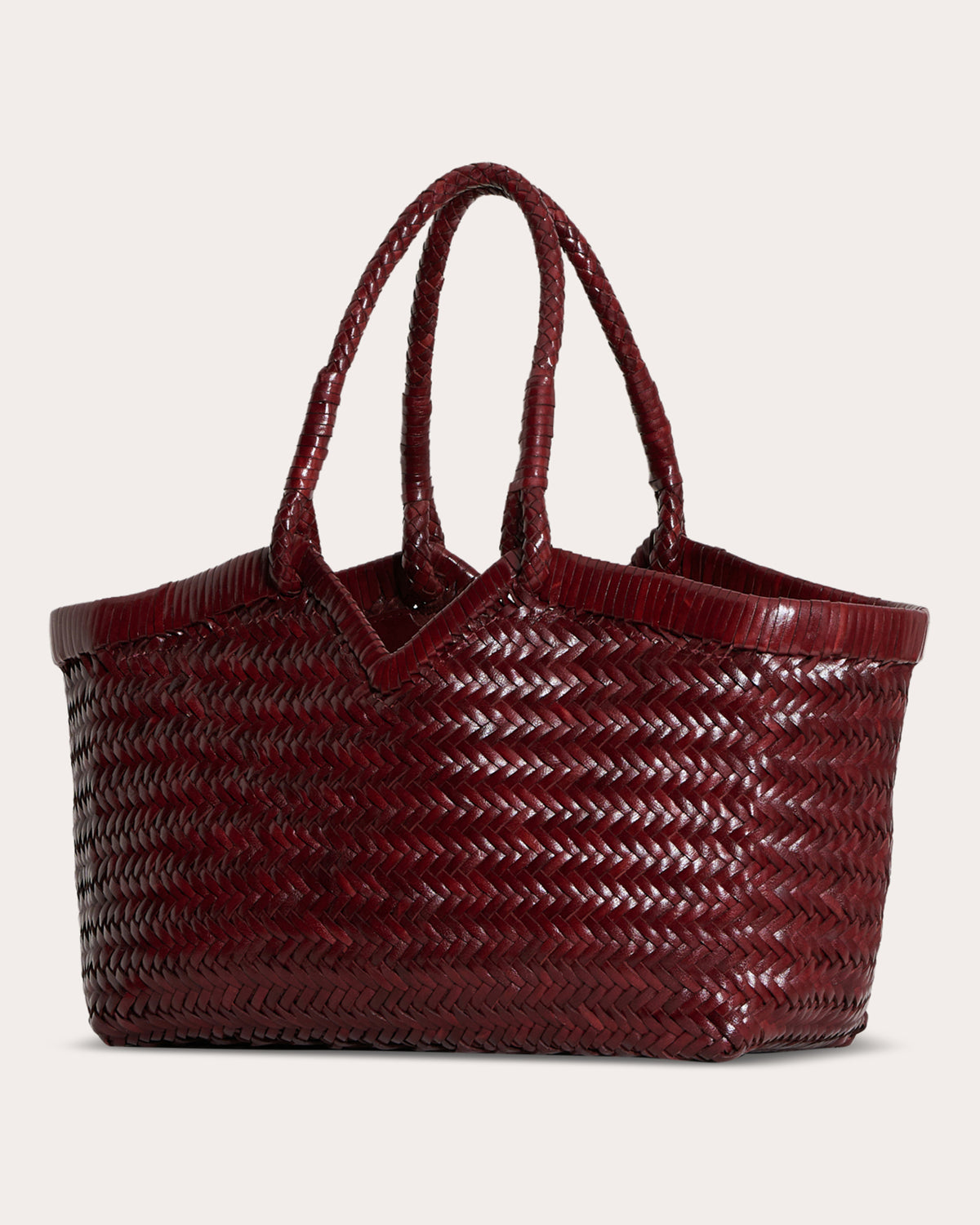 Crudelia Woven Leather Shoulder Bag