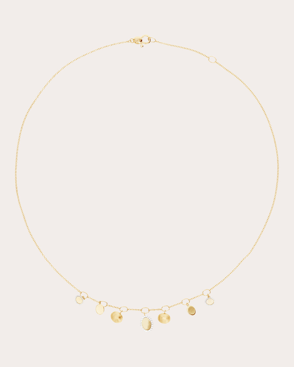 Diamond Boule Septuple Sway Choker Necklace
