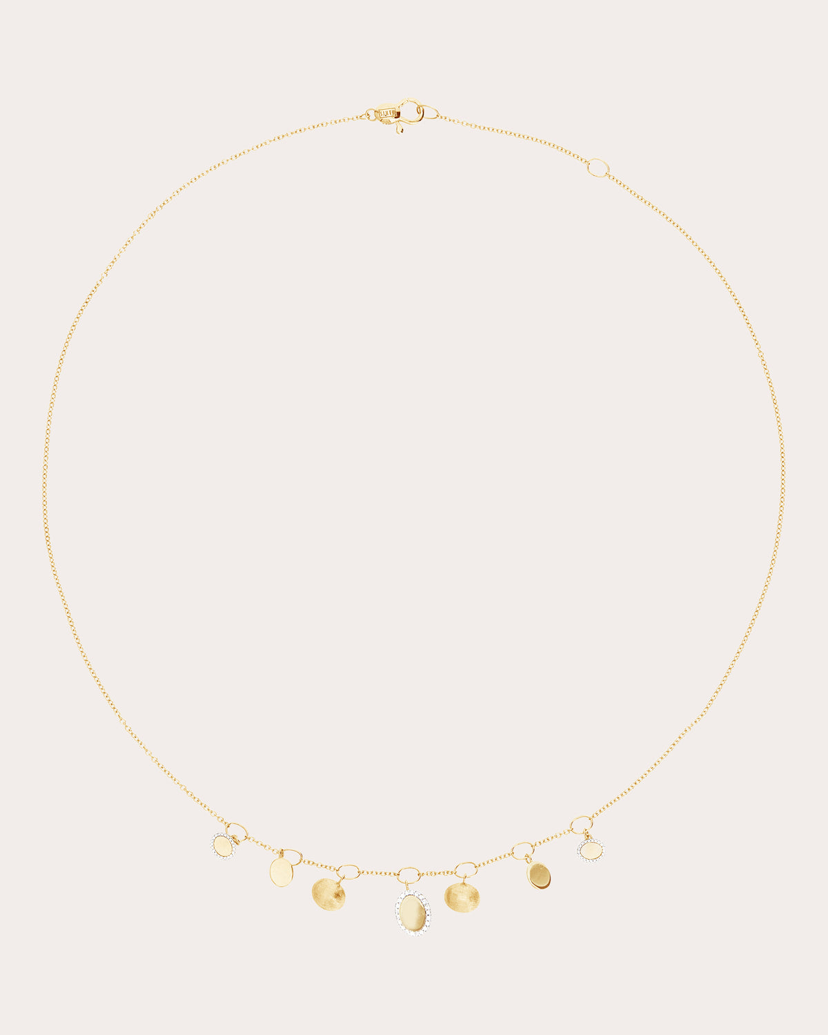 Diamond Boule Septuple Sway Choker Necklace