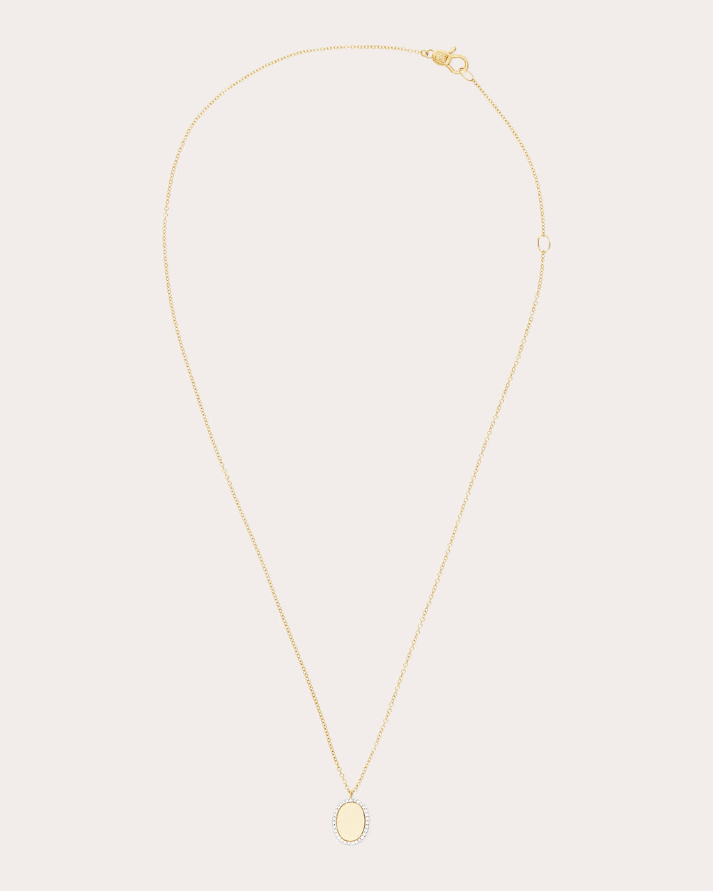 Diamond Halo Boule Sway Pendant Necklace