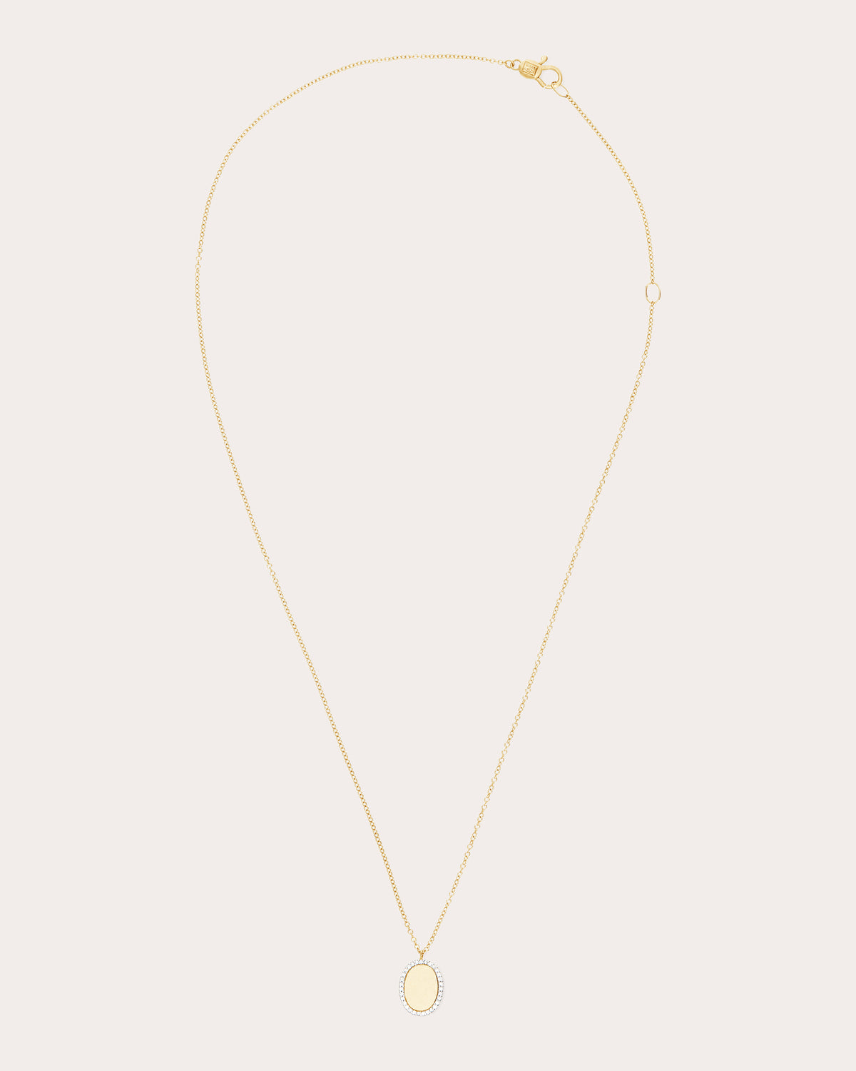 Diamond Halo Boule Sway Pendant Necklace