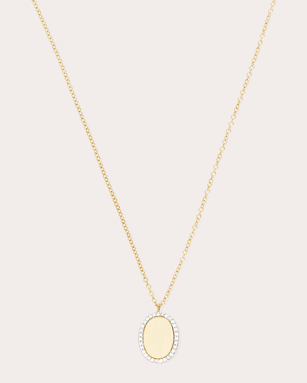 Diamond Halo Boule Sway Pendant Necklace