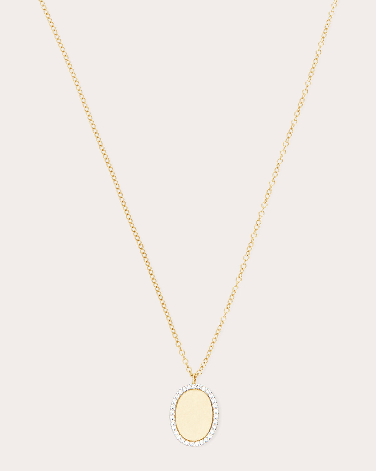 Diamond Halo Boule Sway Pendant Necklace