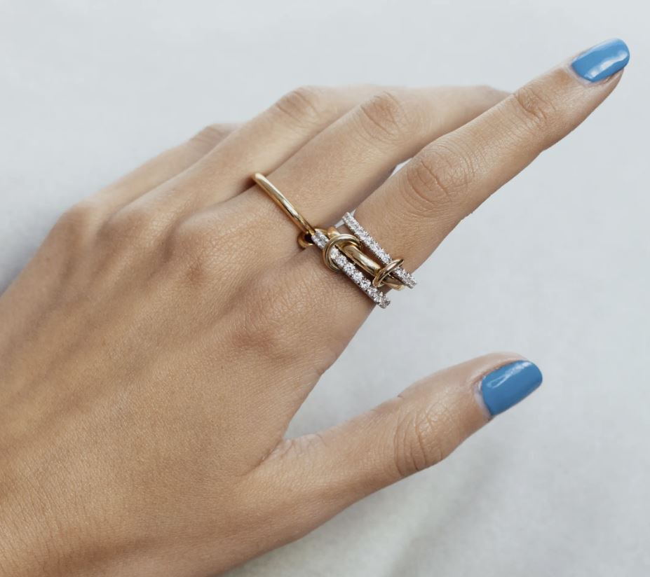 Diamond & 18k Gold Two-Tone Halley Ring
