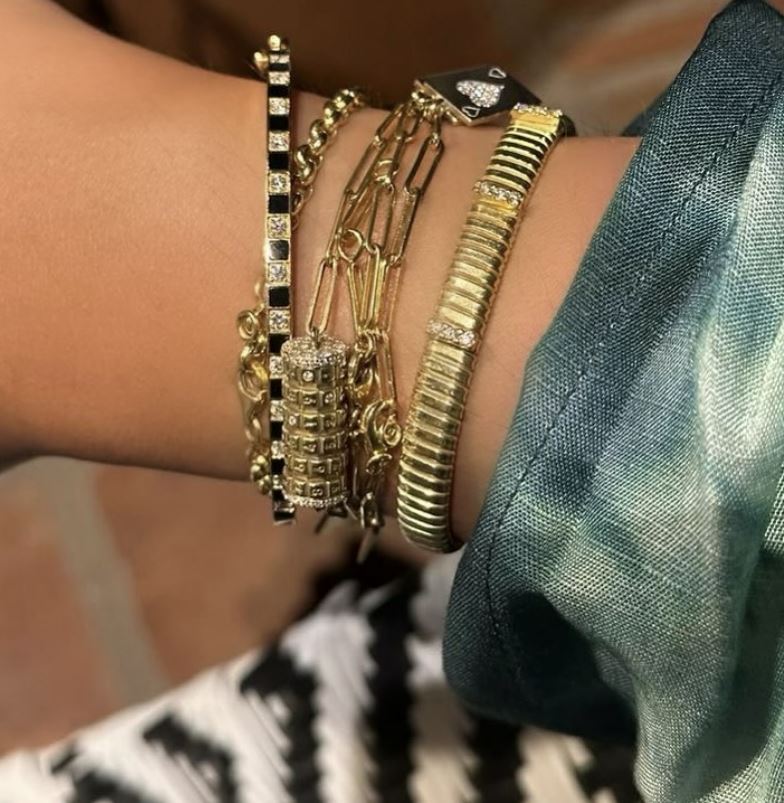 Small Secret 18K Gold and Lab-Grown Diamond Bracelet