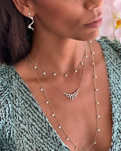 Mega Swirl 18K Gold Diamond Earrings