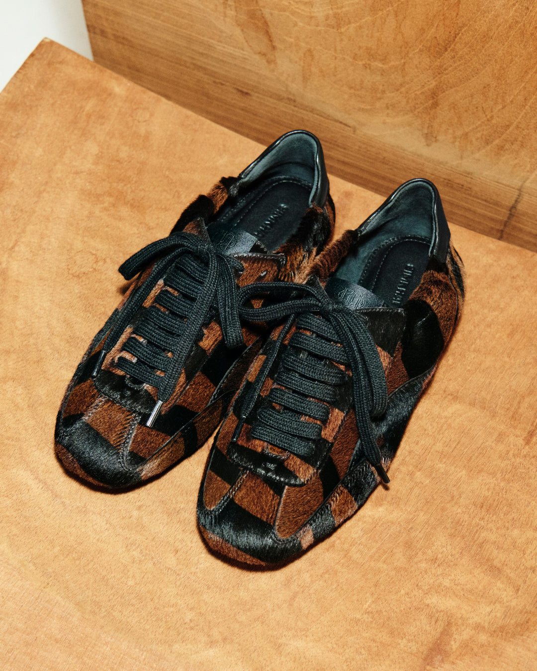 Georgie Zebra Calf Hair Sneaker