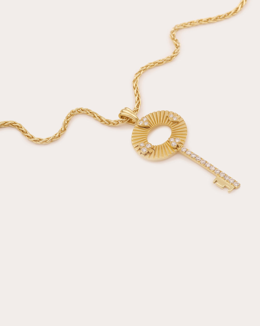 Pouvoir 18K Gold and Lab-Grown Diamond Pendant Necklace