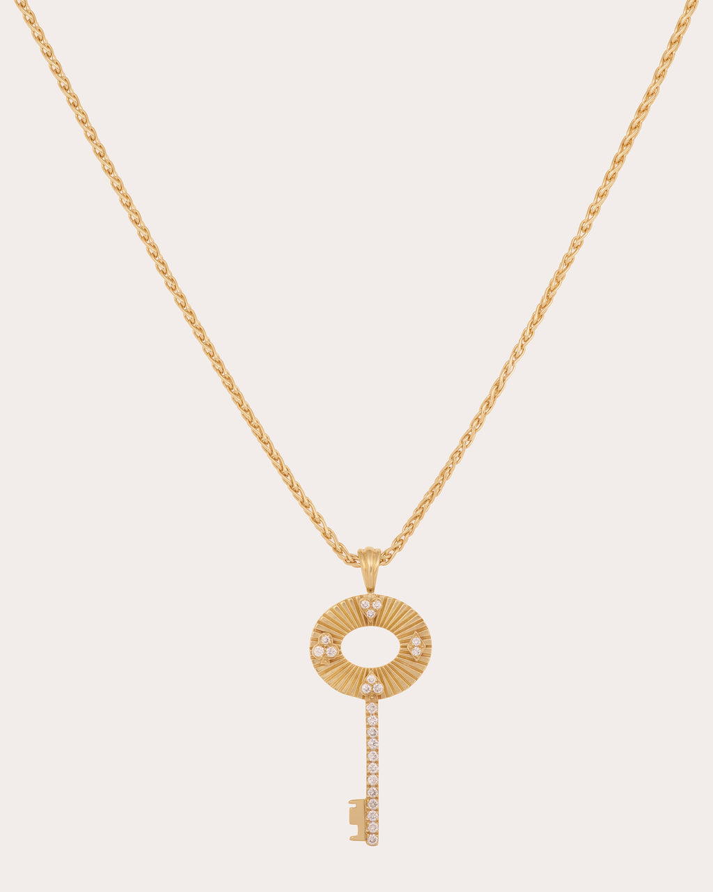 Pouvoir 18K Gold and Lab-Grown Diamond Pendant Necklace