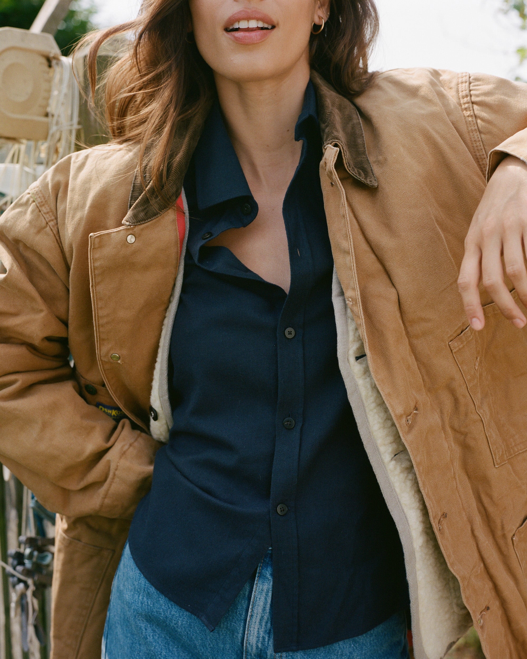 The Classic Brushed Cotton-Wool Shirt