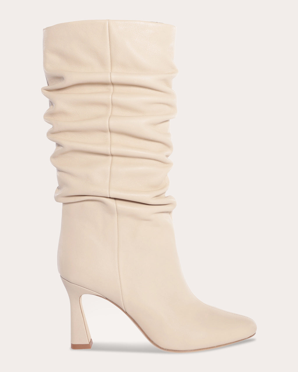 Squeen Ruched Leather Boot