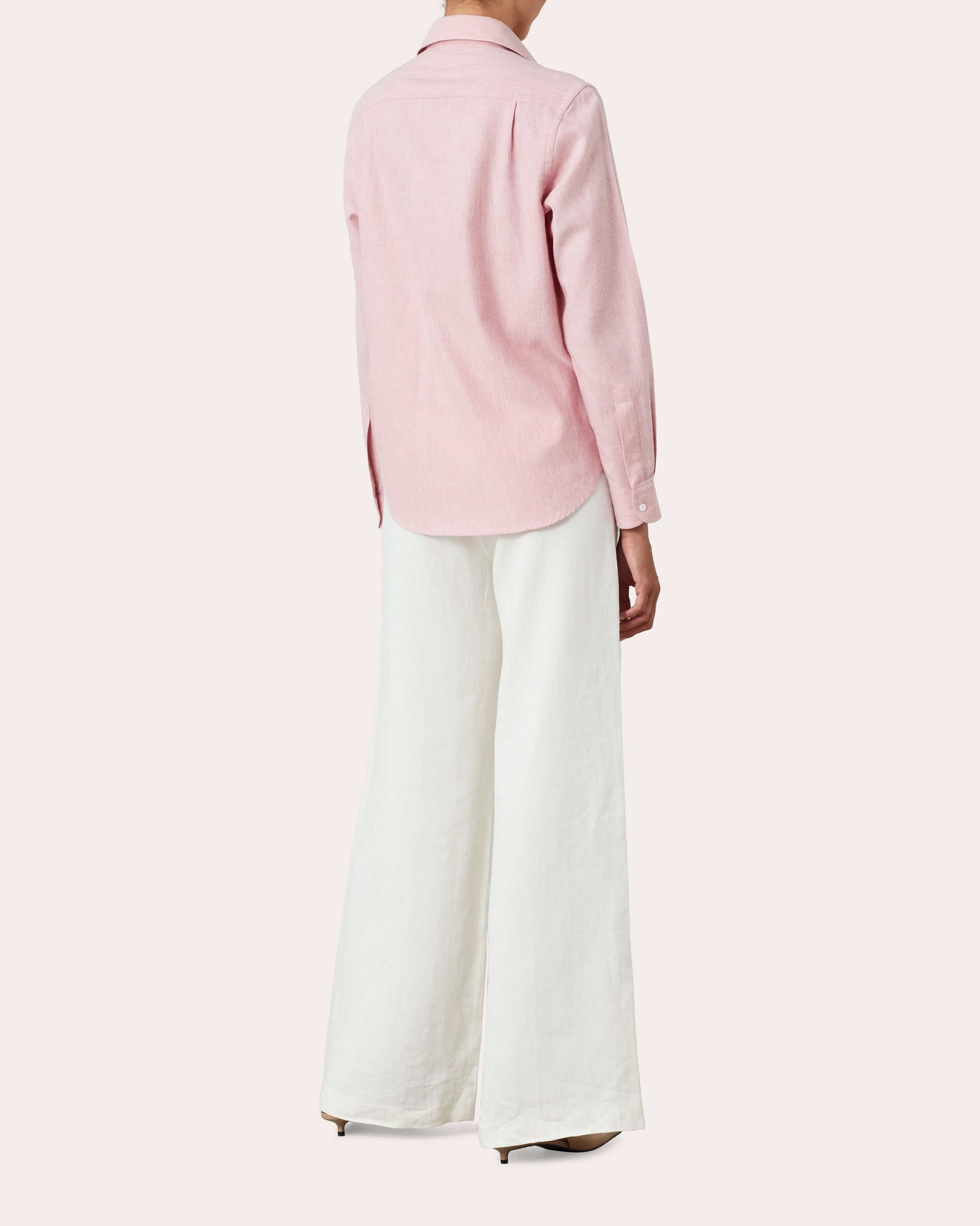 The Classic Brushed Cotton Wool Button-Up