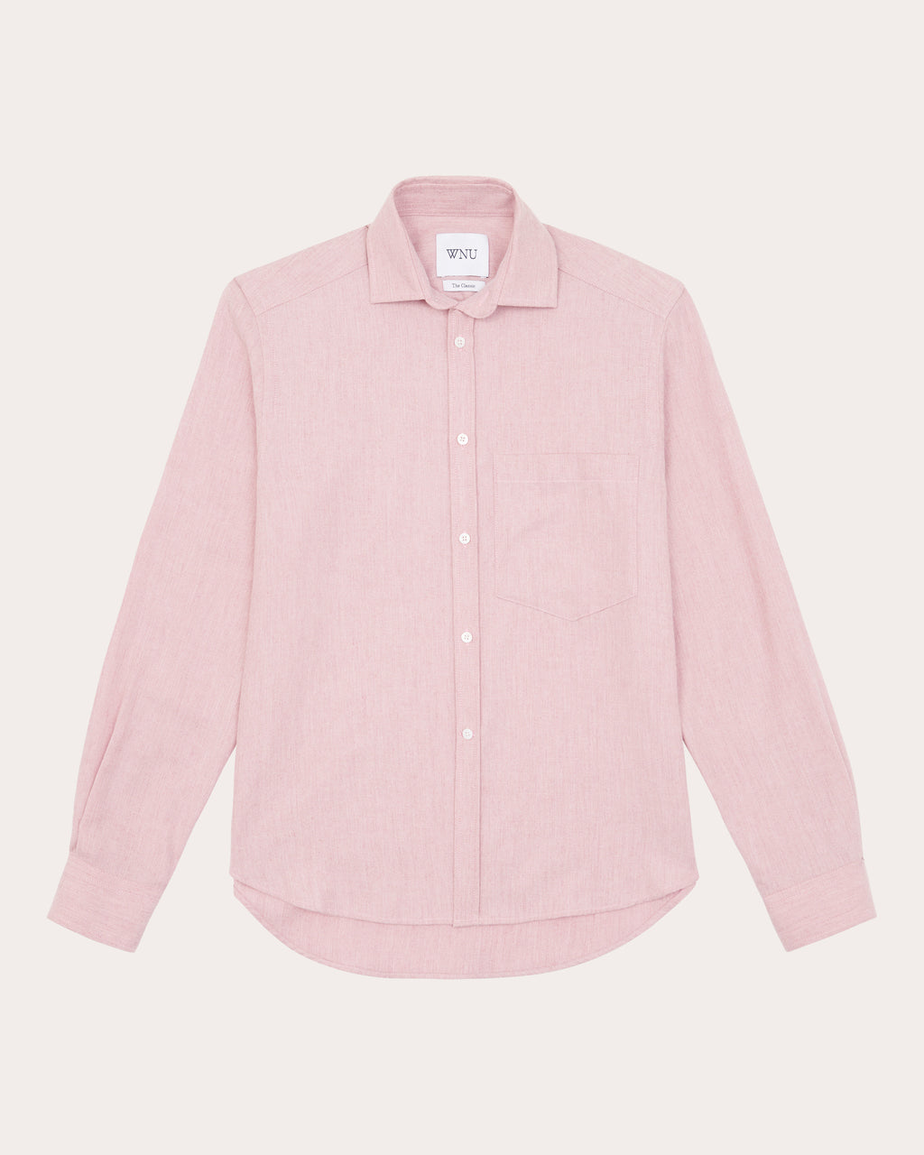 The Classic Brushed Cotton Wool Button-Up