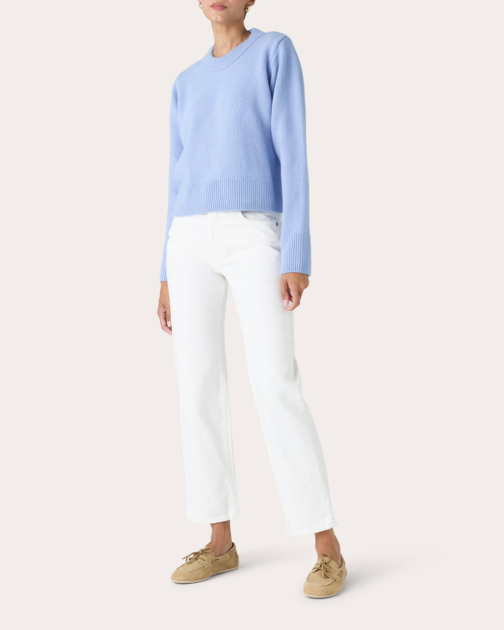 Devon Knit Wool Crewneck Sweater