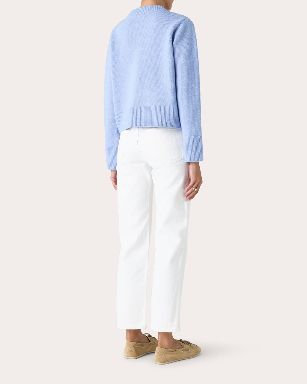 Devon Knit Wool Crewneck Sweater