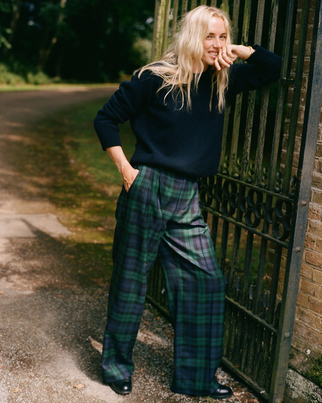 Devon Knit Wool Crewneck Sweater