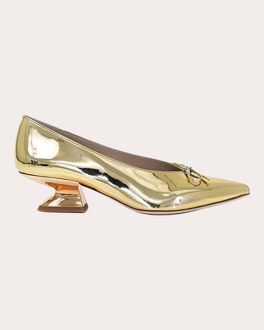 Ini Mirrored Leather Pump