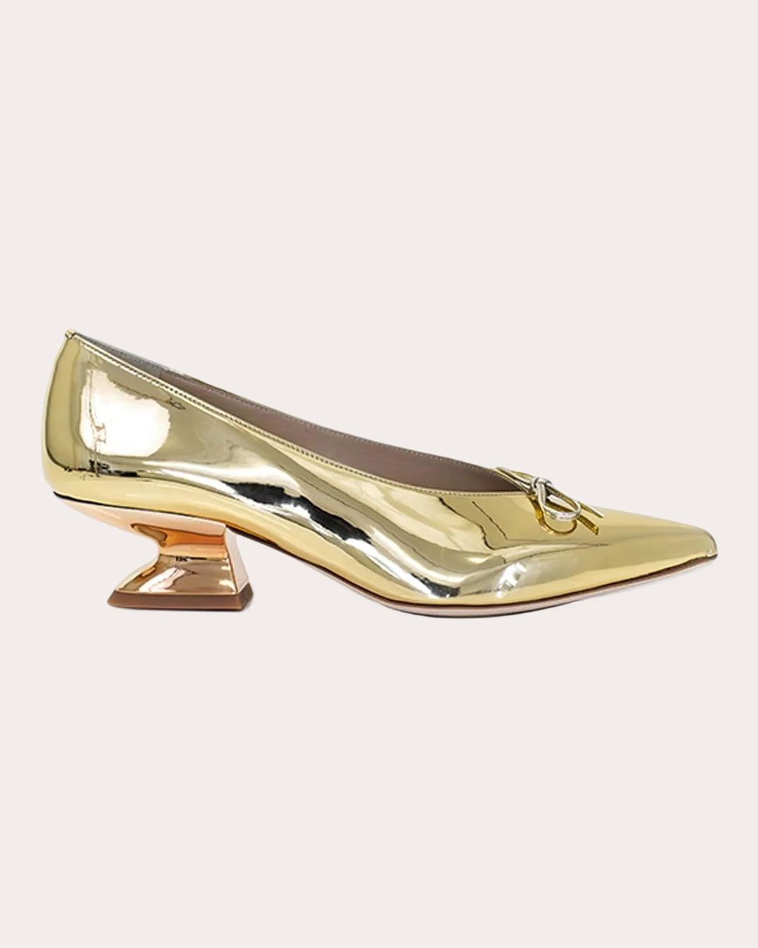 Ini Mirrored Leather Pump