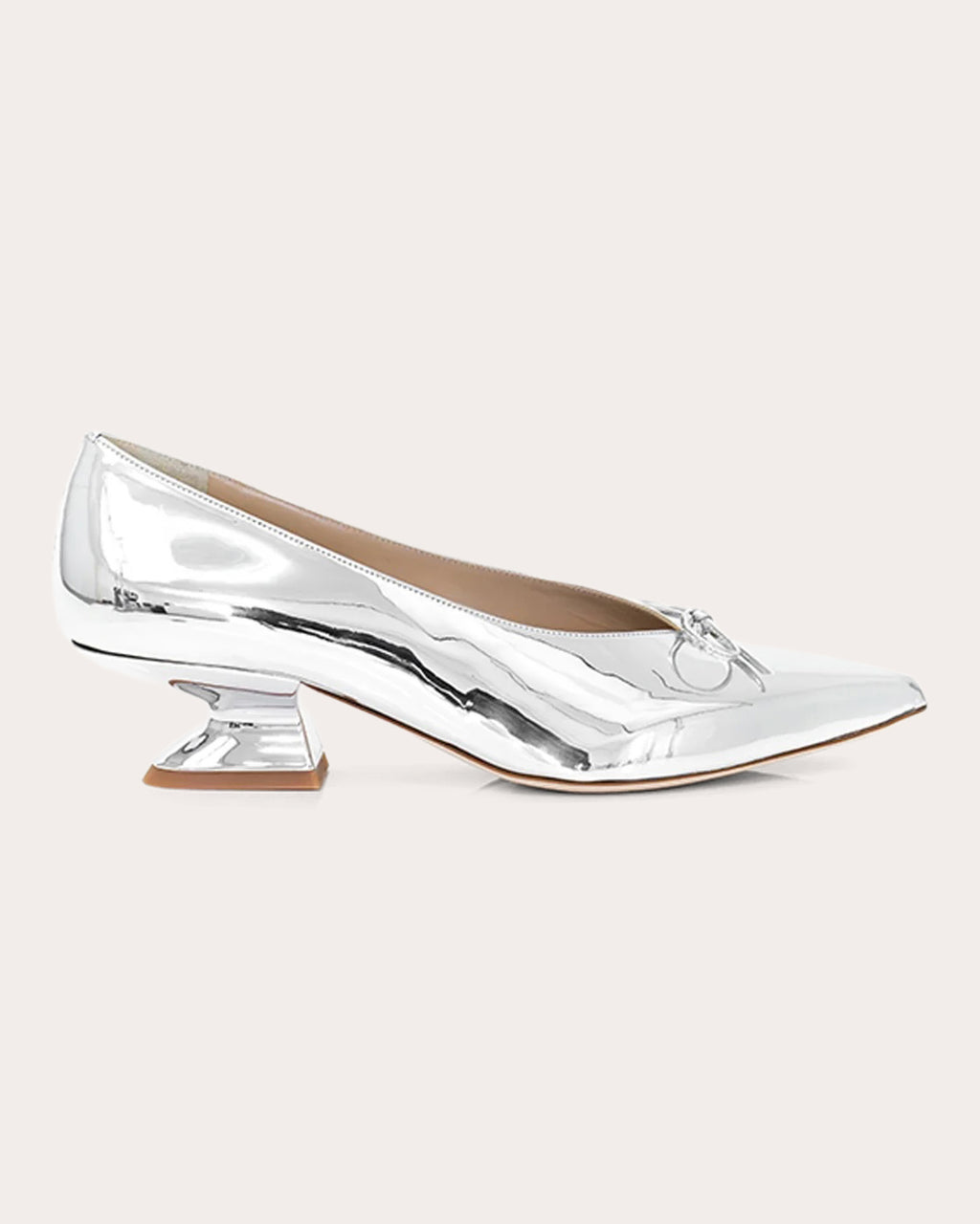 Ini Mirrored Leather Pump