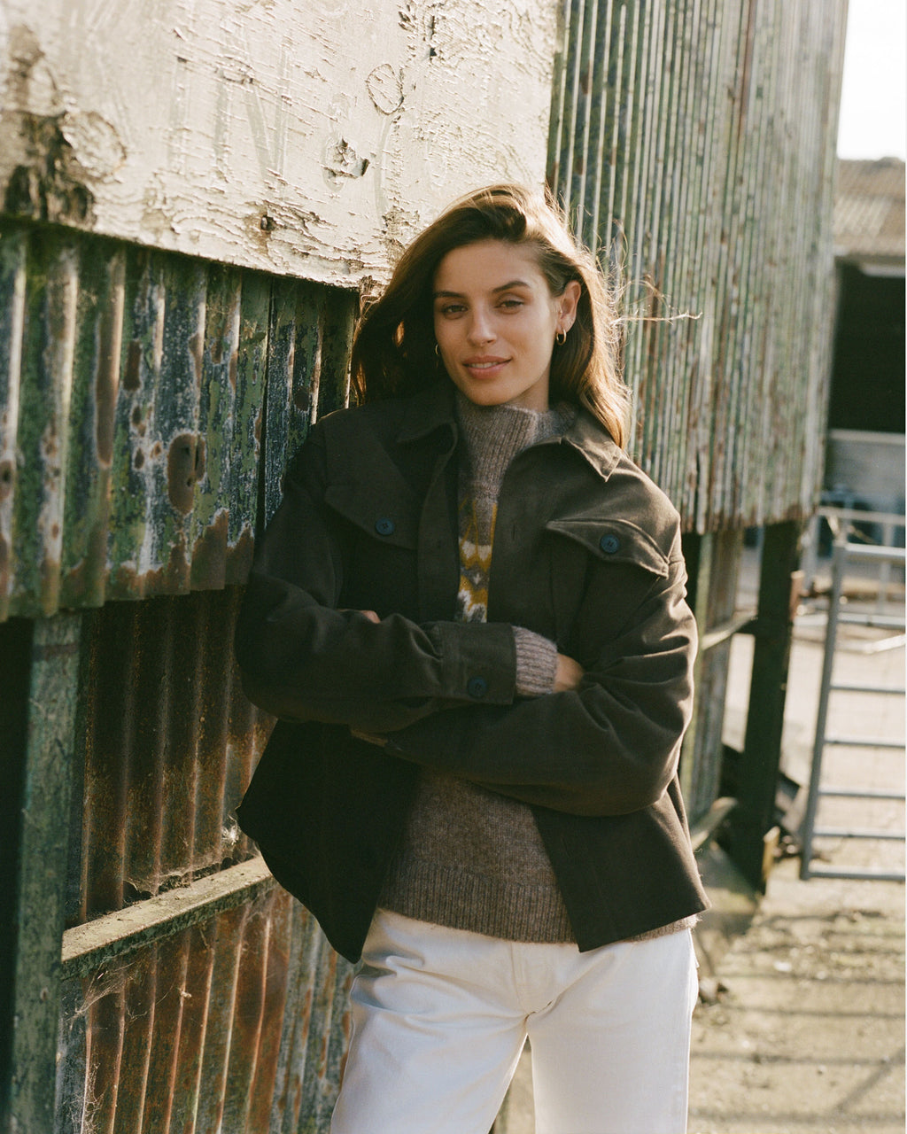 Stow Brushed Twill Overshirt