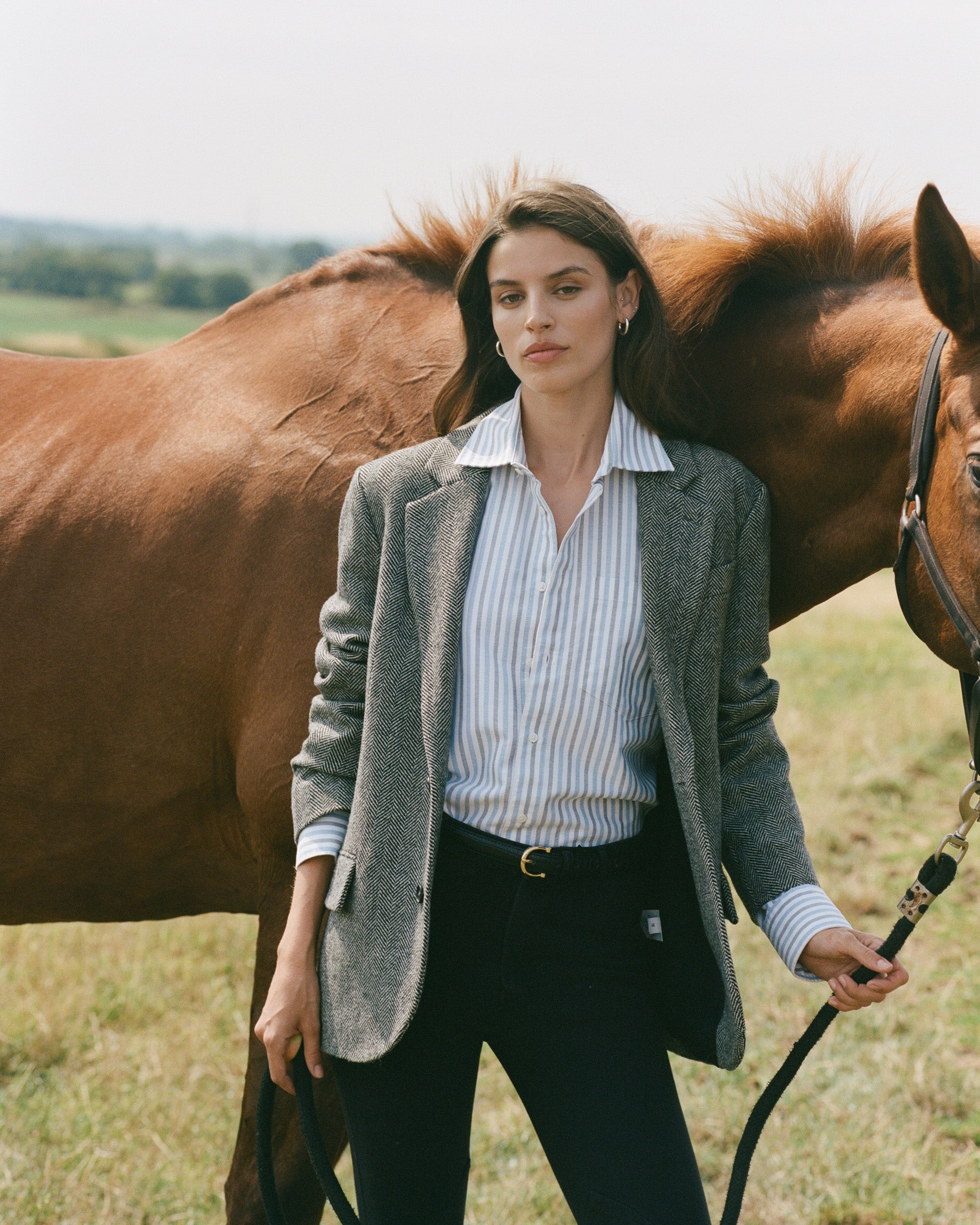 The Oversized Oxford Stripe Shirt