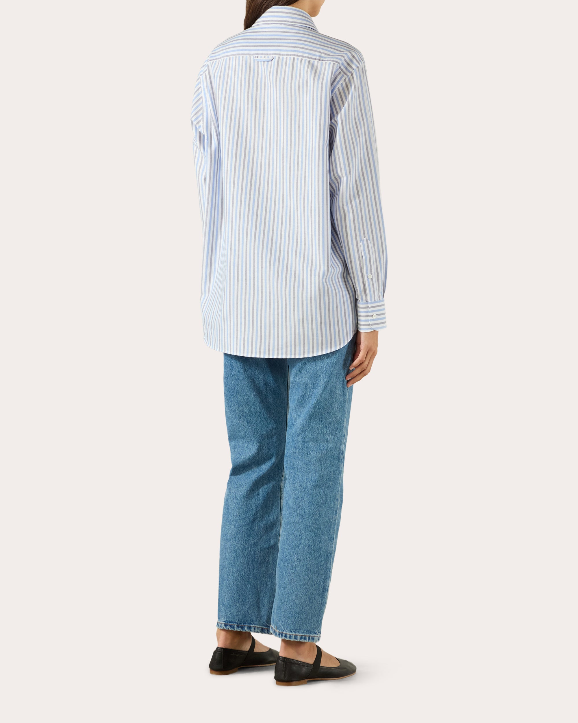The Oversized Oxford Stripe Shirt
