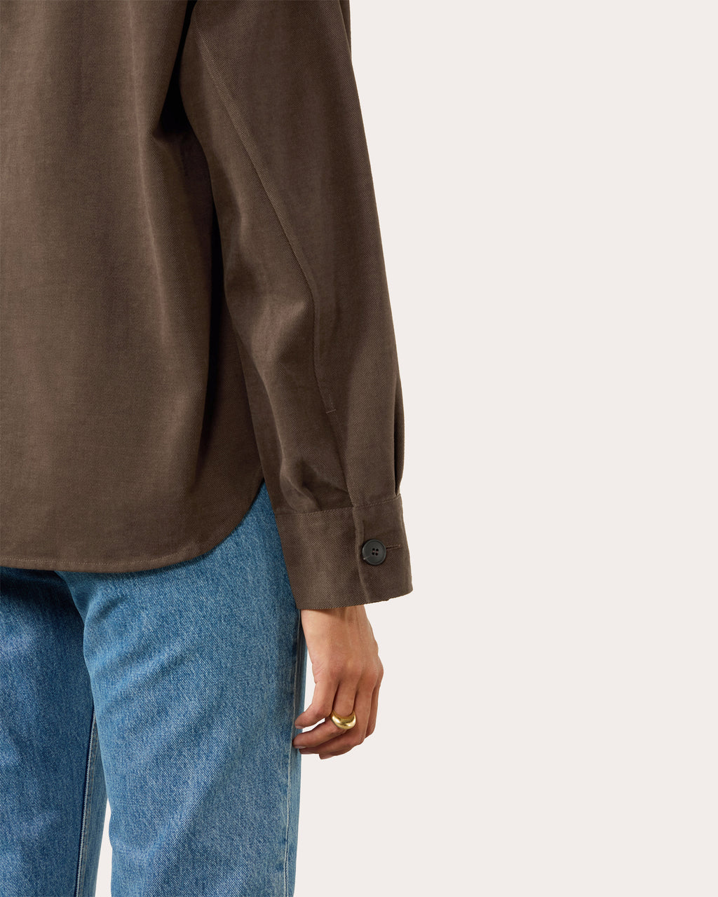 Stow Brushed Twill Overshirt